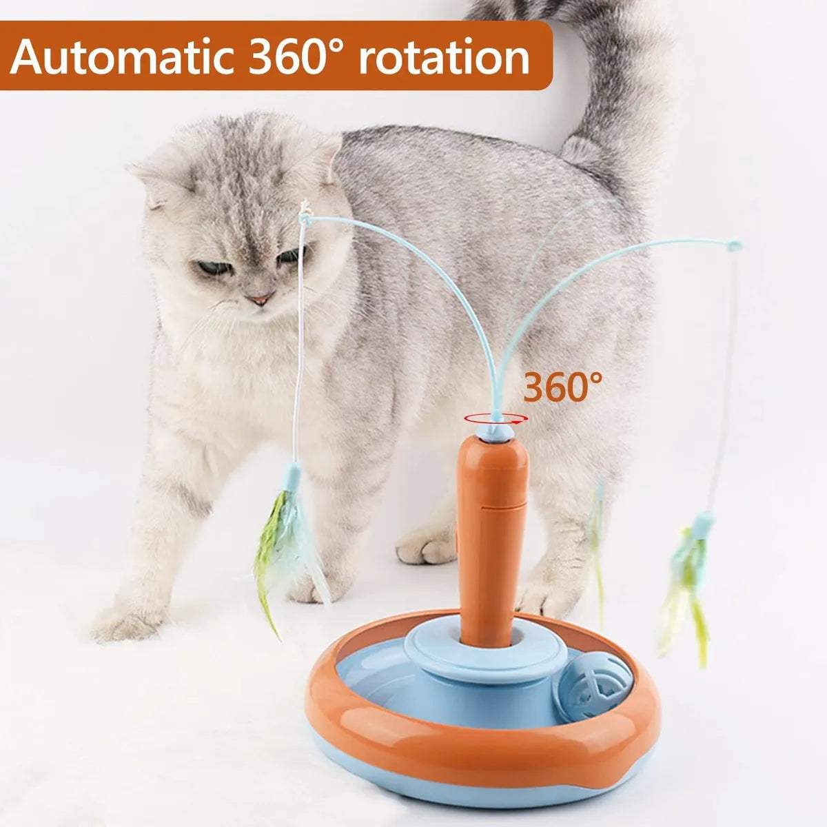 PLUMA GATO/JUGUETE ELECTRICO PARA GATO