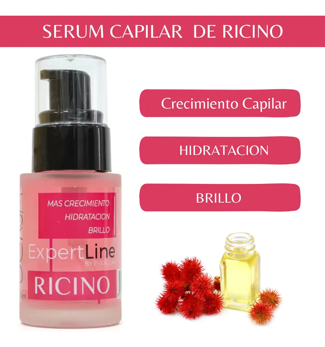 SERUM CAPILAR EXPERT LINE ACEITE RICINO