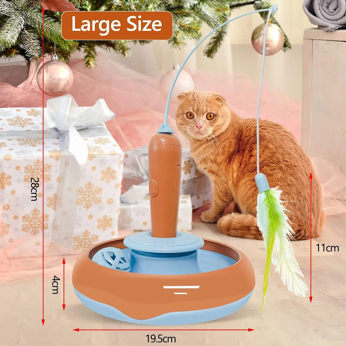 PLUMA GATO/JUGUETE ELECTRICO PARA GATO